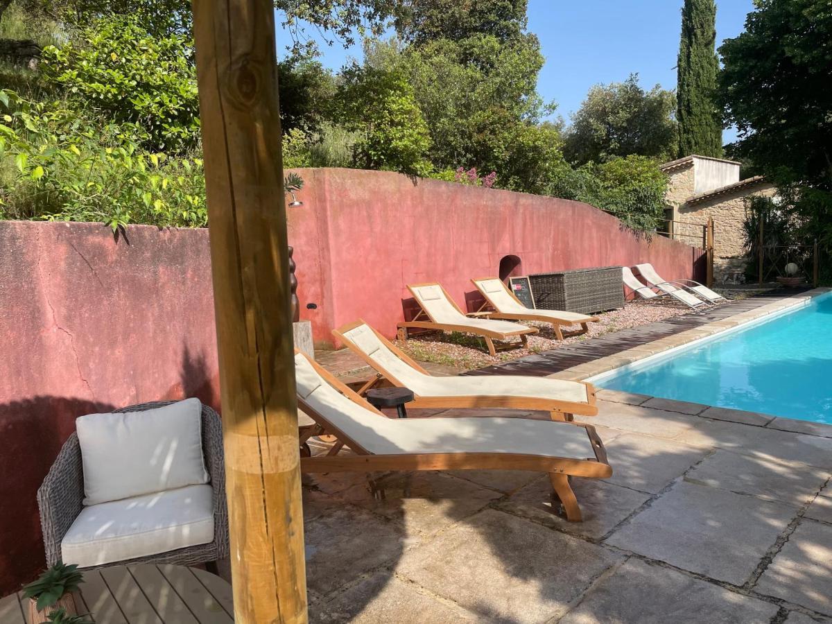 Jolie Annexe Du Mas Dans Le Coeur De La Garrigue Nimoise Villa Nimes Exterior photo